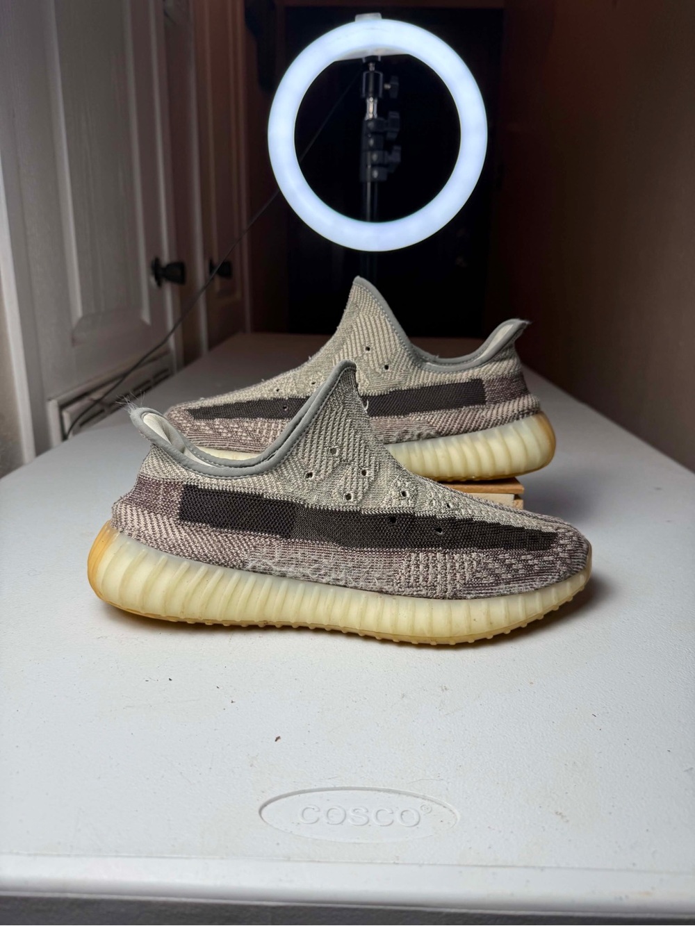 Adidas Yeezy Boost 350 V2 'Zyon' Men's Sz 12 Sneakers FZ1267 no laces